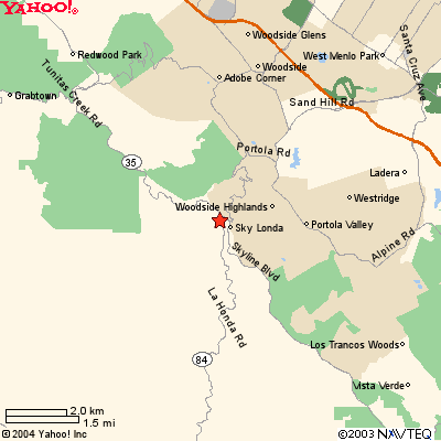 Woodside Map